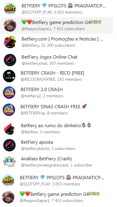 Betfiery Telegram