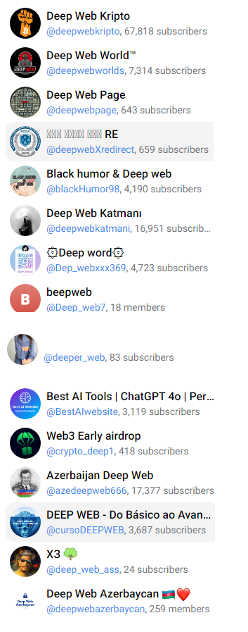 Grupos Deep Web Telegram